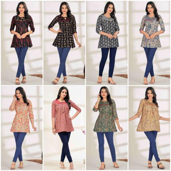 9Star Fashion Centuri 1 Cotton Printed Designer Tops Collection